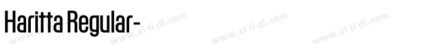 Haritta Regular字体转换 Haritta Regular字体转换